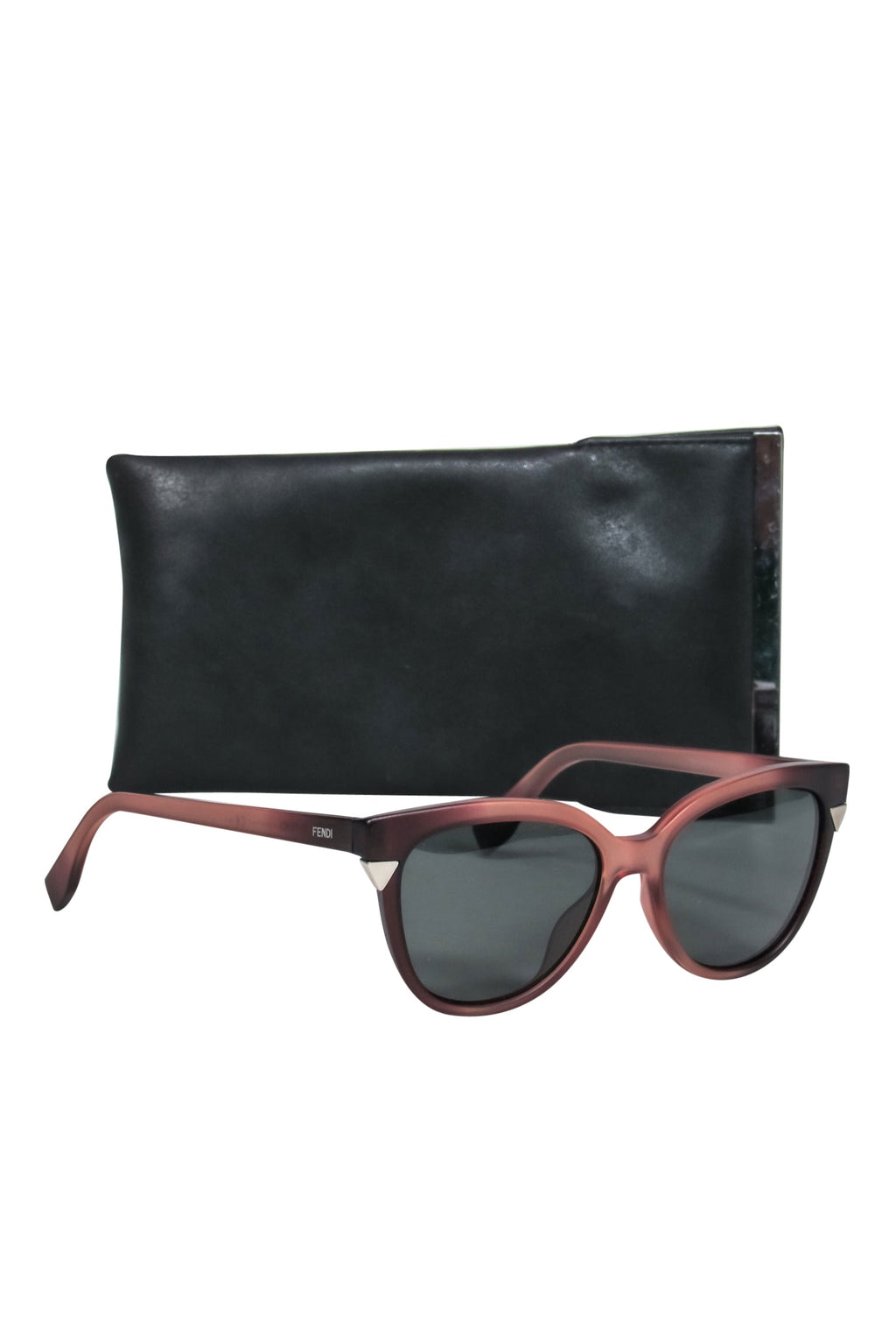 Fendi - Light Pink & Black Ombre Wayfarer Sunglasses