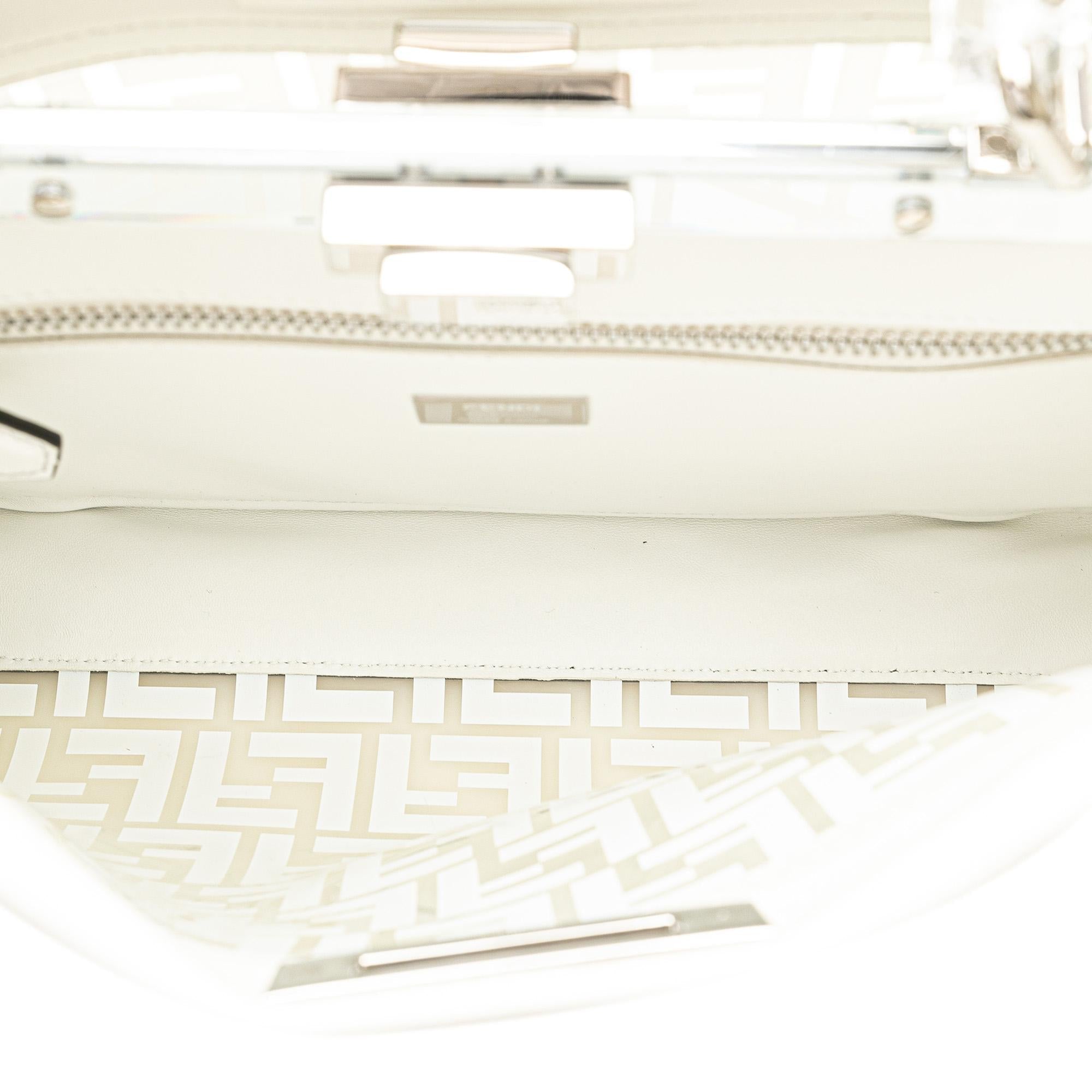 Fendi Limited Edition Medium PVC Peekaboo Satchel