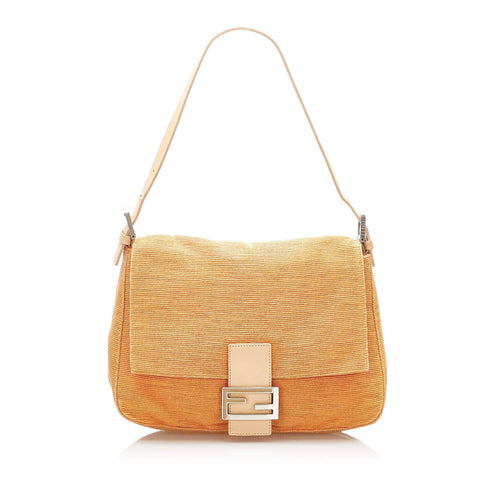 Fendi Mamma Forever Canvas Shoulder Bag (SHG-DlKaOE)