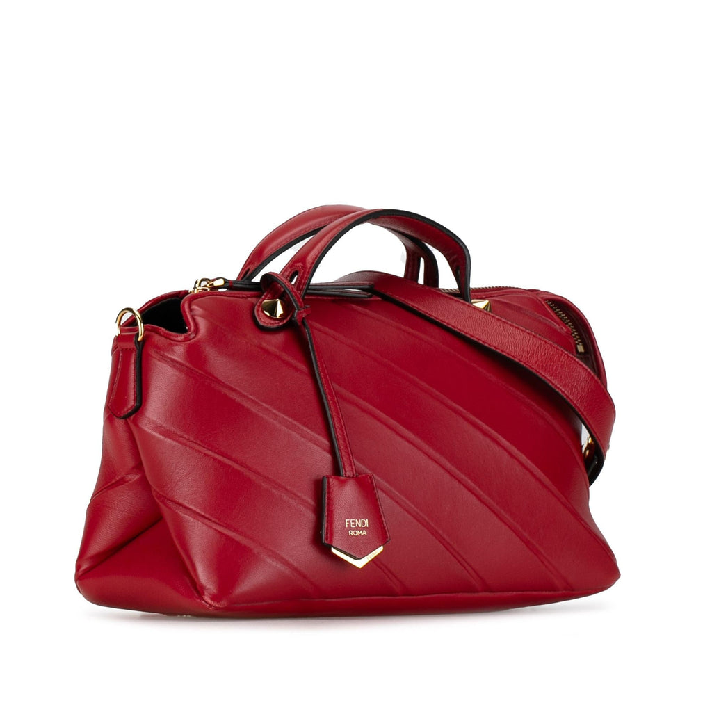 Fendi Medium Diagonal Embossed Leather By The Way (SHG-qvHDEF)