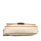 Fendi Medium Embossed Canvas FF Baguette (SHG-K9Z8RL)