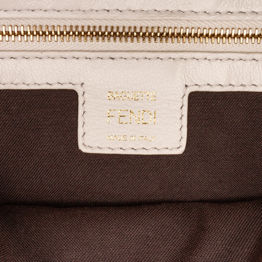 Fendi Medium Embossed FF Baguette (SHG-DinKAf)