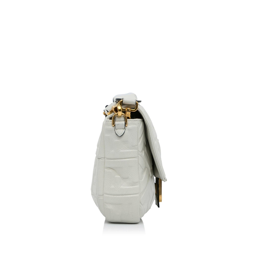 Fendi Medium Embossed FF Baguette (SHG-FQLmEP)