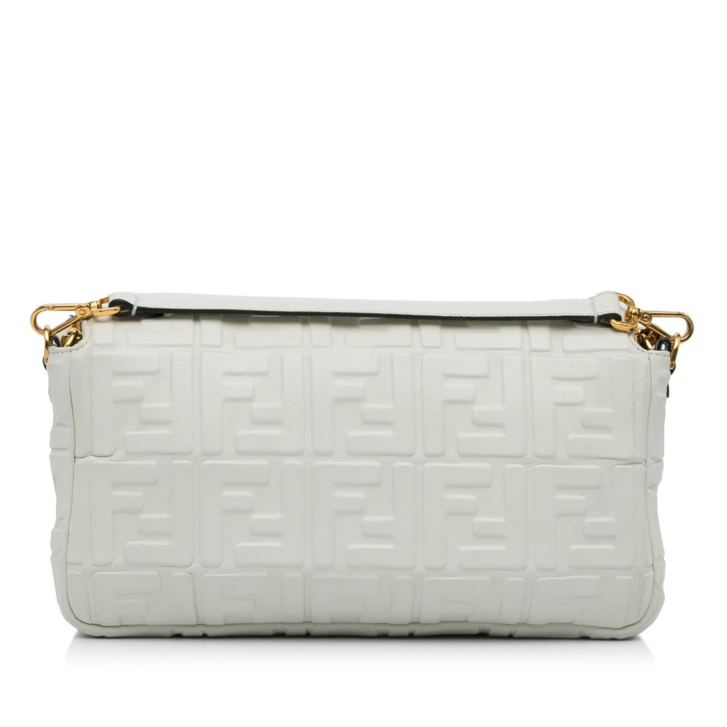Fendi Medium Embossed FF Baguette (SHG-FQLmEP)