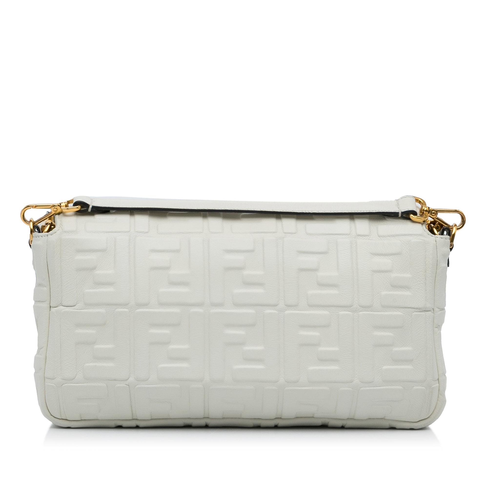 Fendi Medium Embossed FF Baguette (SHG-FQLmEP)