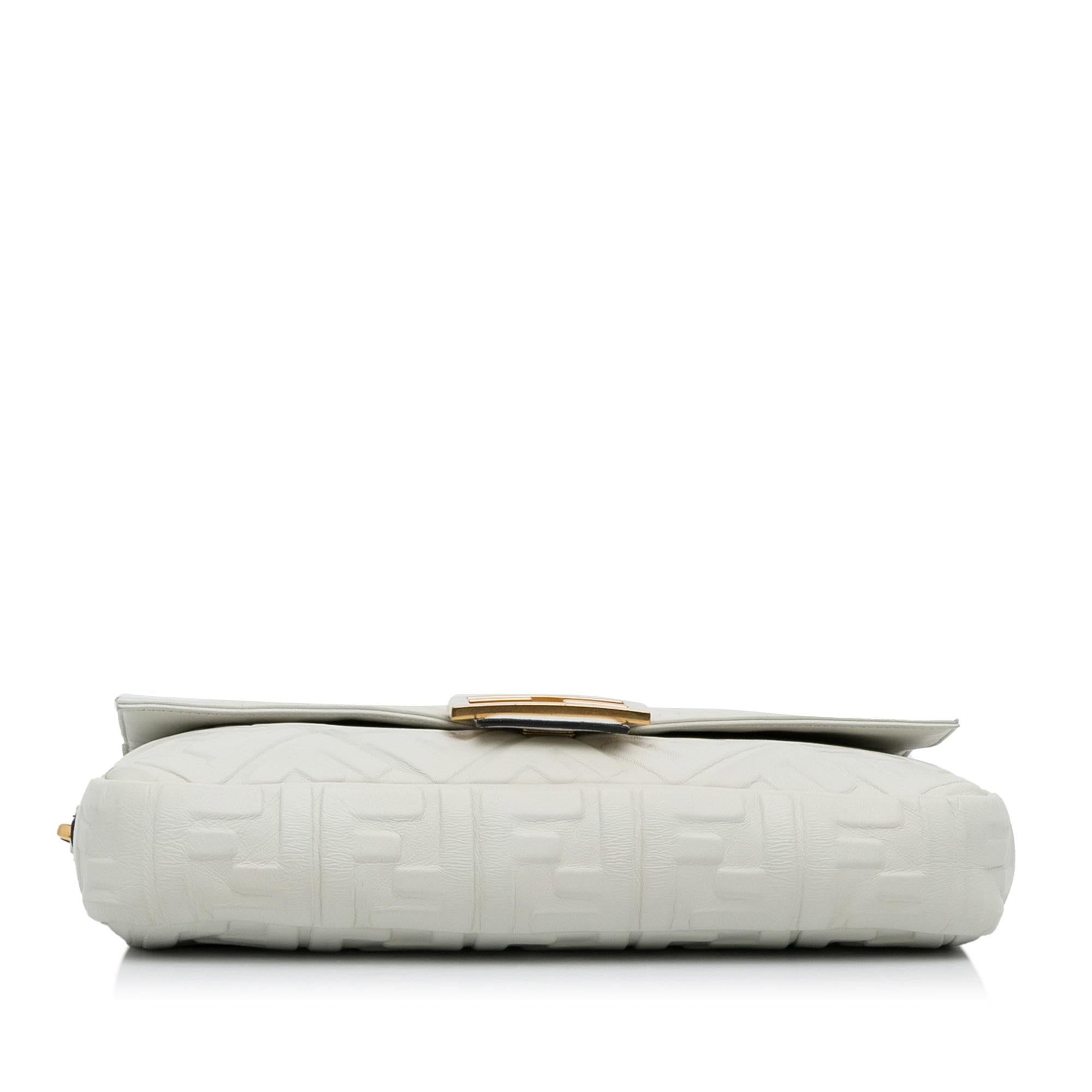 Fendi Medium Embossed FF Baguette (SHG-FQLmEP)