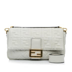 Fendi Medium Embossed FF Baguette (SHG-FQLmEP)