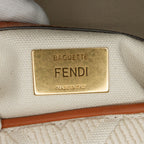 Fendi Medium Embroidered Canvas Baguette (SHG-fN5sXf)