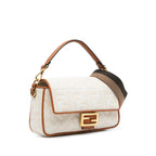 Fendi Medium Embroidered Canvas Baguette (SHG-fN5sXf)