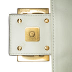 Fendi Medium Leather Embossed FF Baguette Satchel (SHG-agyb4y)