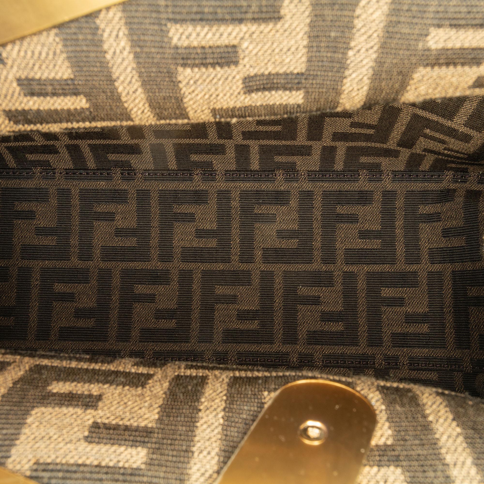 Fendi Medium Leather Fendi First Shoulder Bag (SHG-giZiCe)