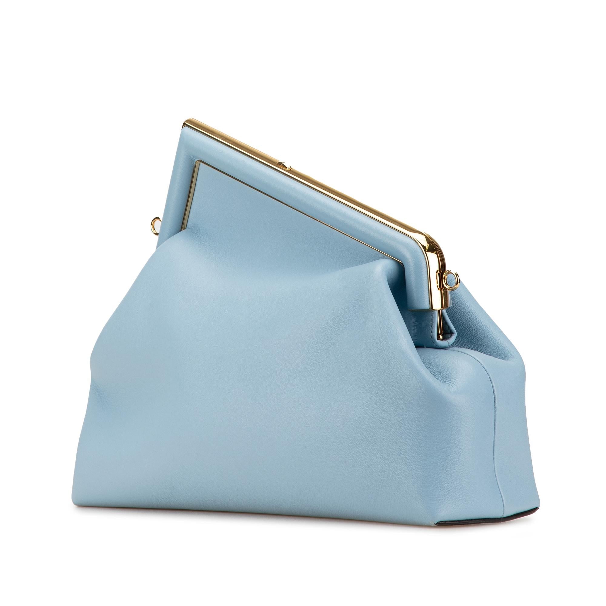 Fendi Medium Leather Fendi First Shoulder Bag (SHG-l6aOsB)