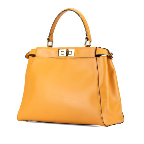 Fendi Medium Leather Peekaboo Satchel