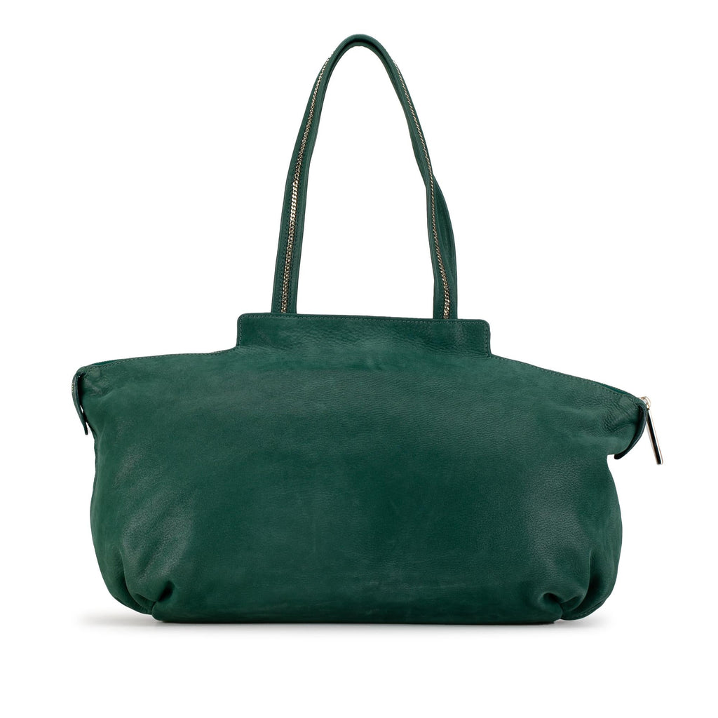 Fendi Medium Nubuck Chains Tote (SHG-3jGPAd)