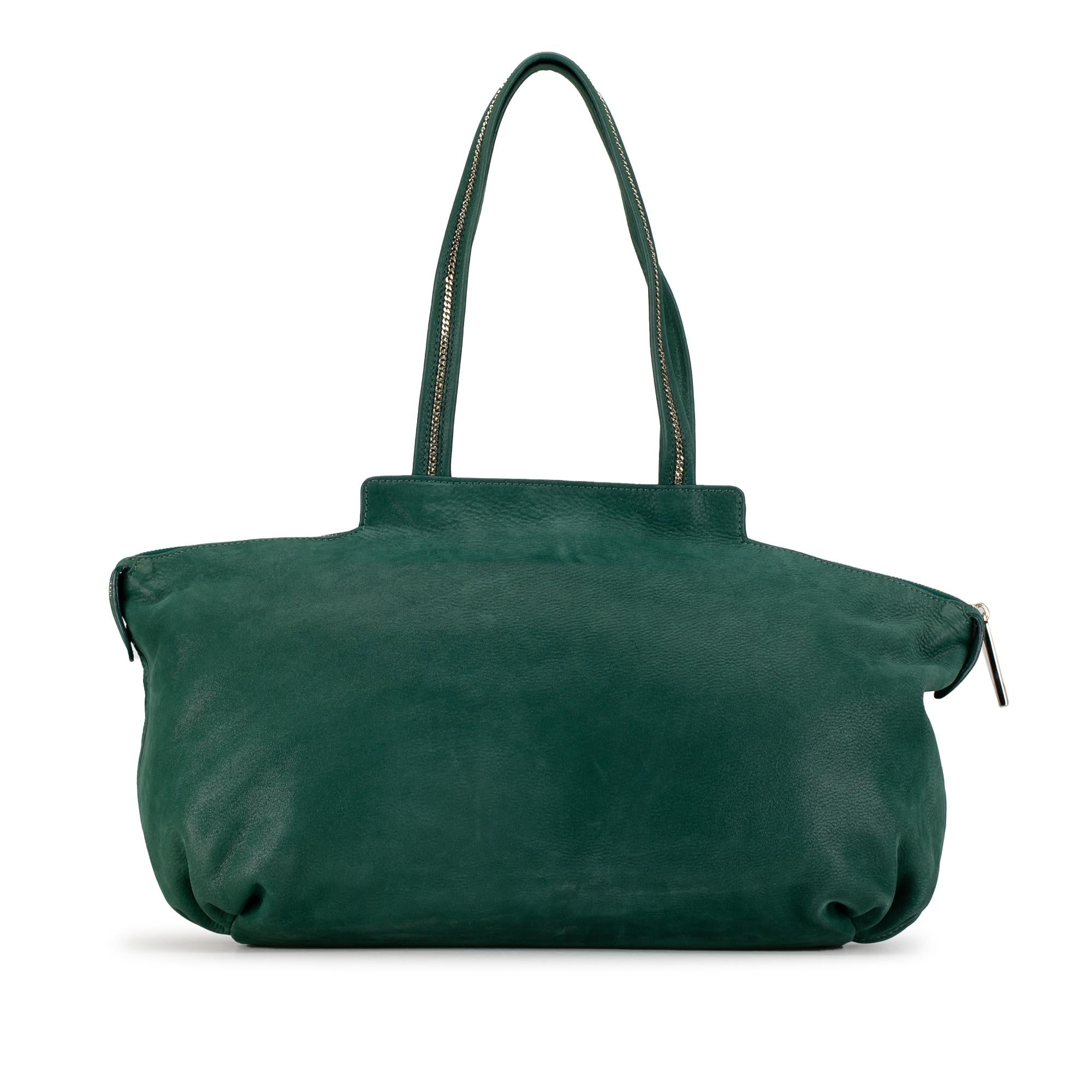Fendi Medium Nubuck Chains Tote (SHG-3jGPAd)
