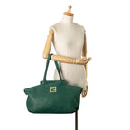 Fendi Medium Nubuck Chains Tote (SHG-3jGPAd)
