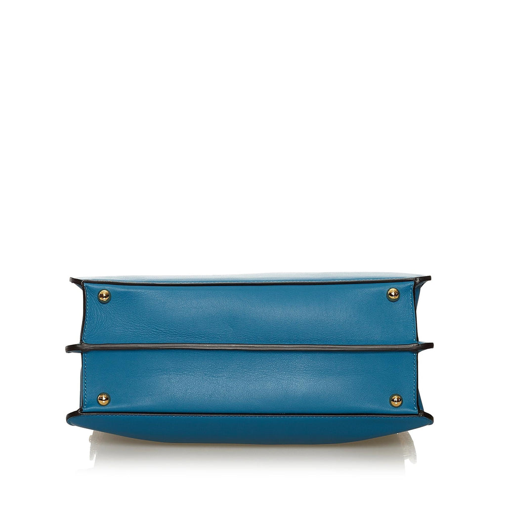 Fendi Medium Peekaboo ISeeU Leather Satchel (SHG-35135)