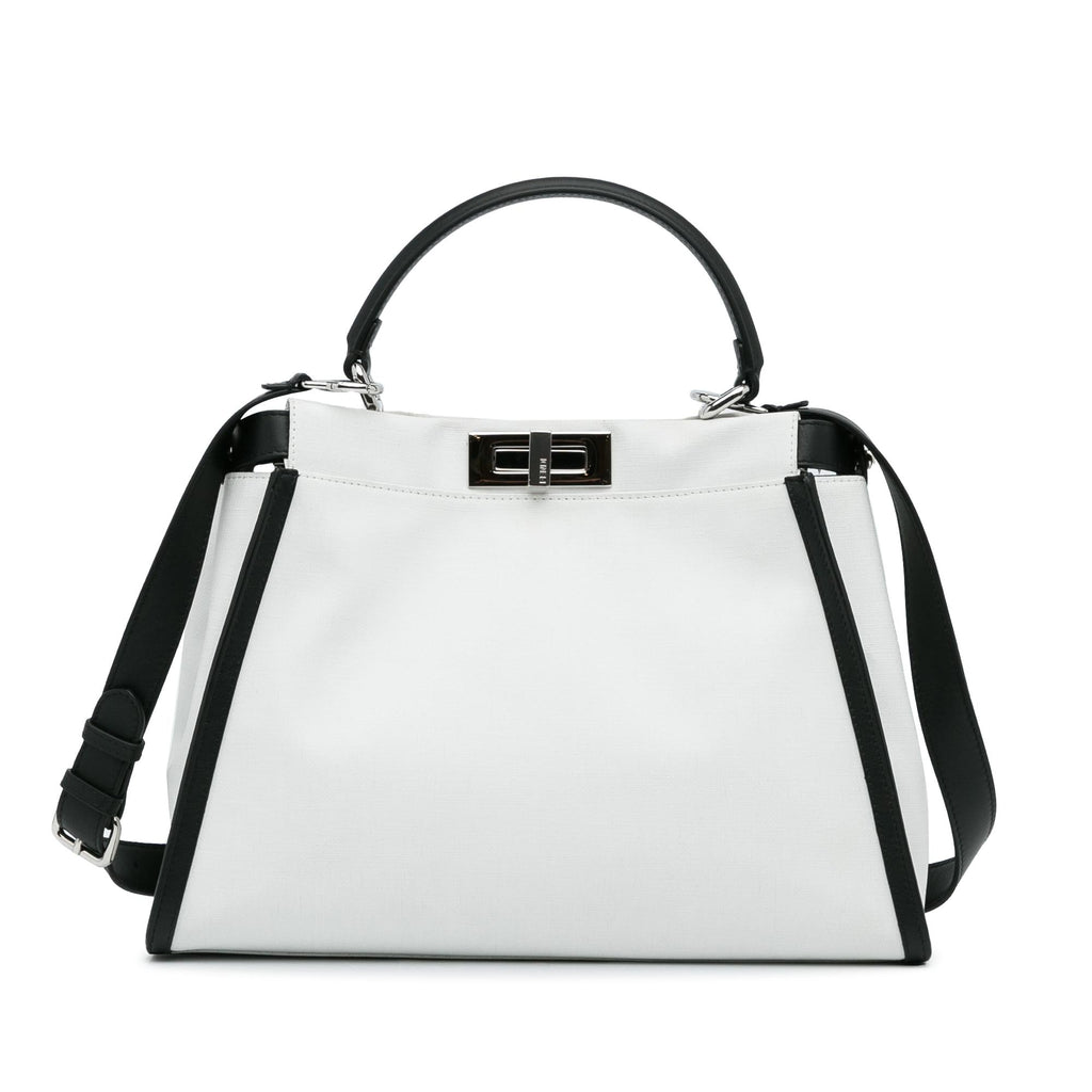 Fendi Medium Peekaboo ISeeU Satchel (SHG-gZTnl6)
