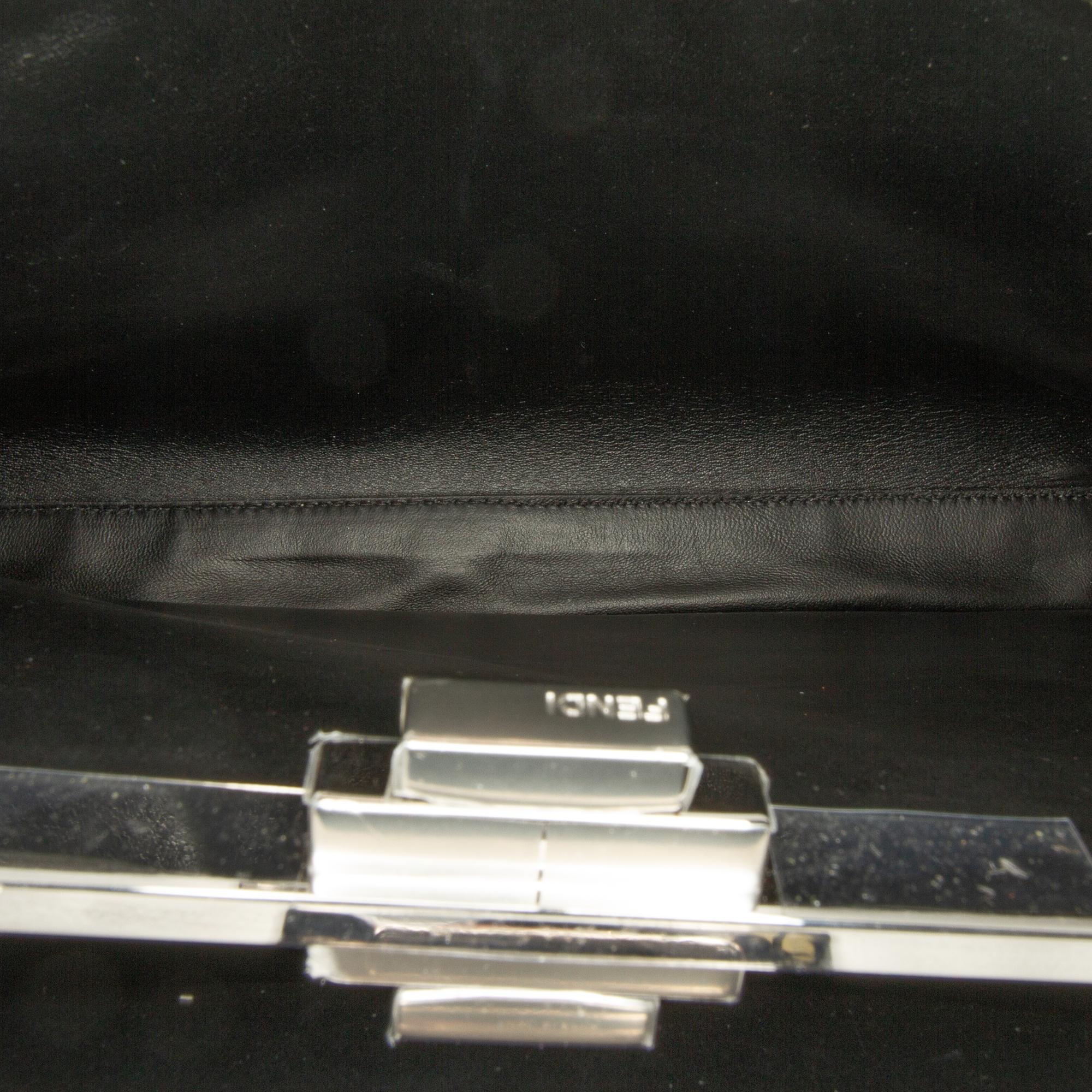 Fendi Medium Peekaboo ISeeU Satchel (SHG-gZTnl6)