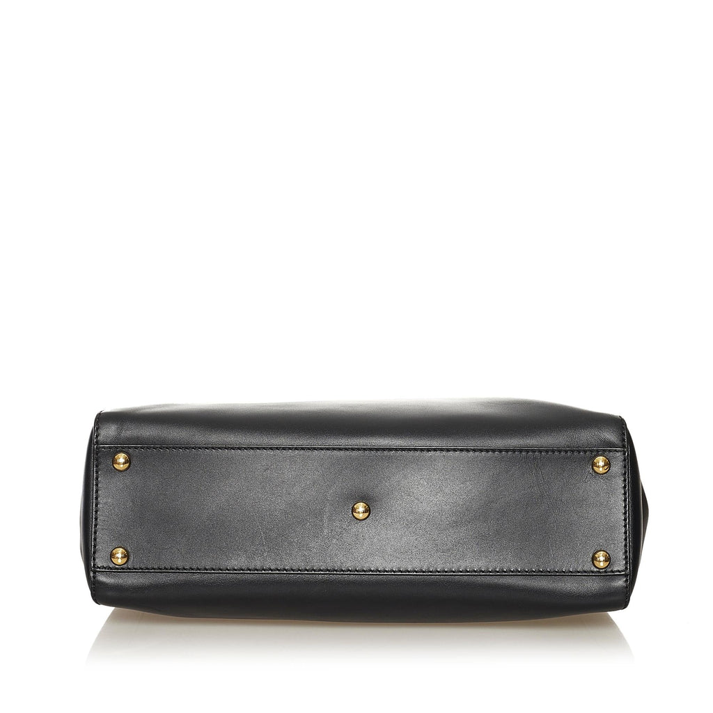 Fendi Medium Peekaboo Leather Satchel (SHG-34345)