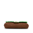 Fendi Medium Woven Leather Baguette Bag (SHG-TagzzS)