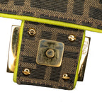 Fendi Medium Zucca Fluo Trim Baguette Satchel (SHG-jS2nD7)