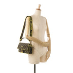 Fendi Medium Zucca Fluo Trim Baguette Satchel (SHG-jS2nD7)