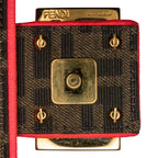 Fendi Medium Zucca Fluo Trim Baguette Satchel (SHG-Ufu9VZ)