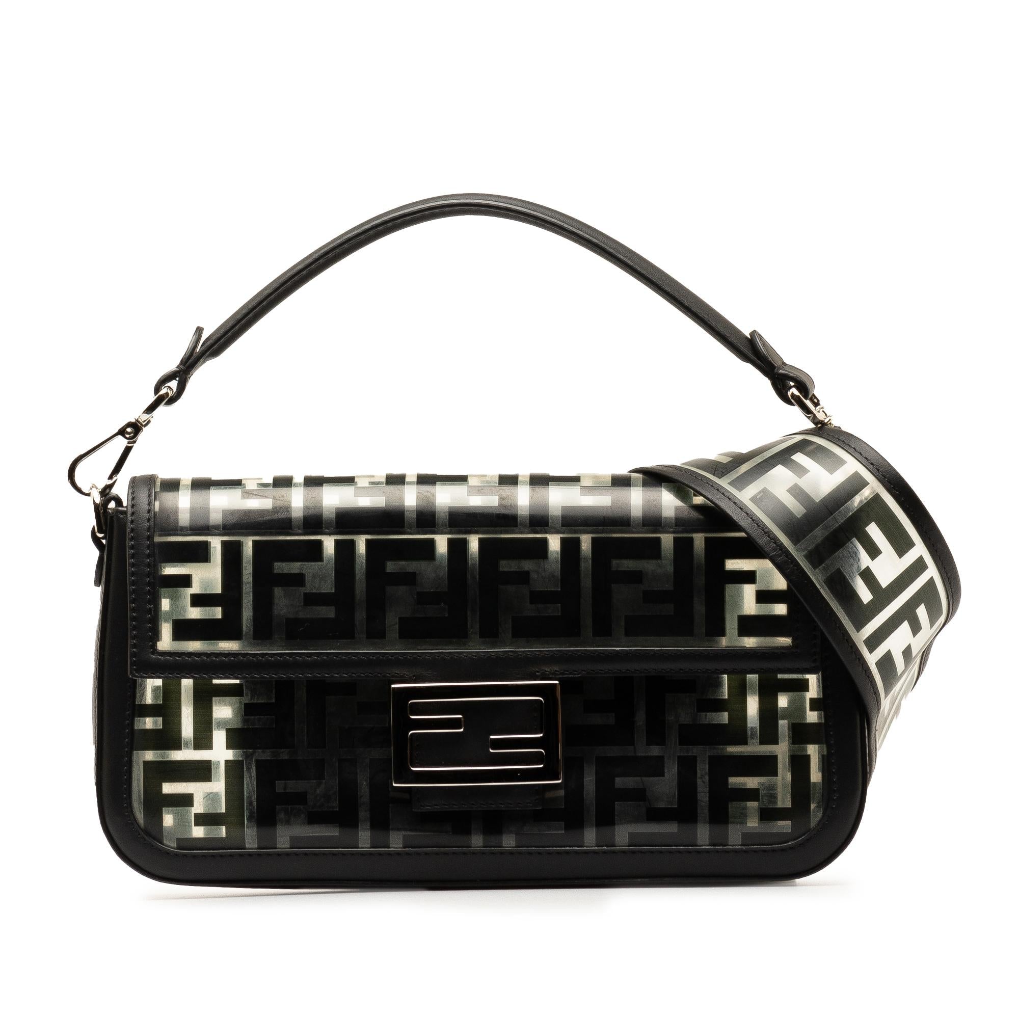Fendi Medium Zucca PVC Baguette Satchel (SHG-UcLaeg)