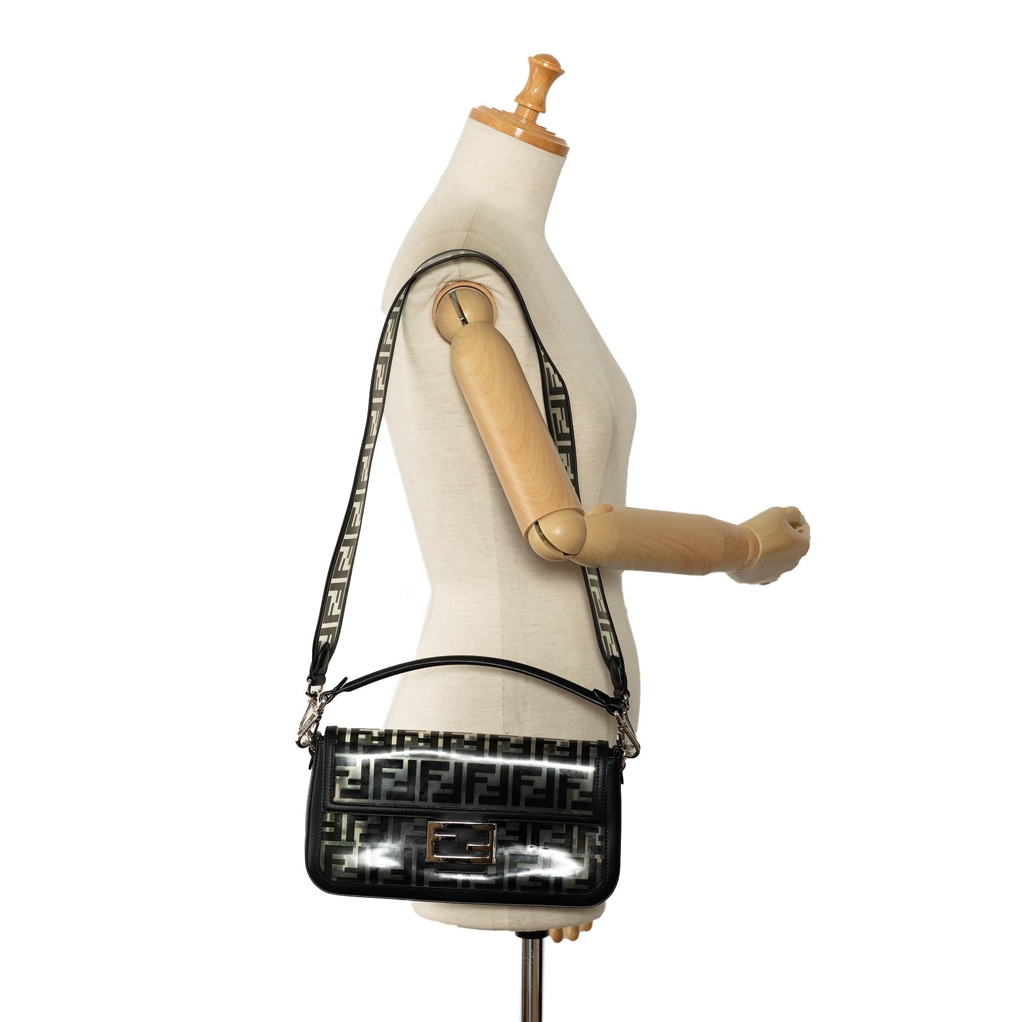 Fendi Medium Zucca PVC Baguette Satchel (SHG-UcLaeg)