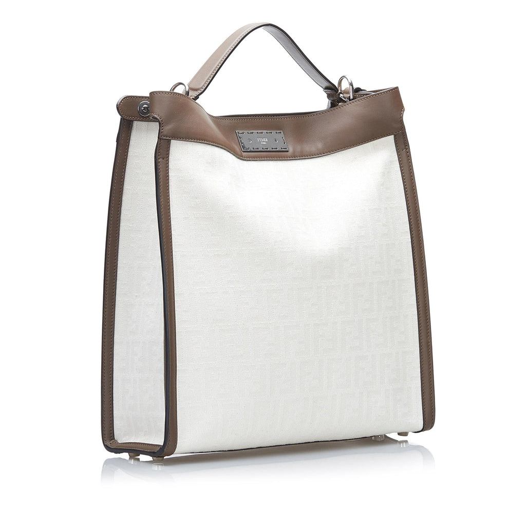Fendi Medium Zucca Peekaboo X-Lite Satchel (SHG-YFsO03)