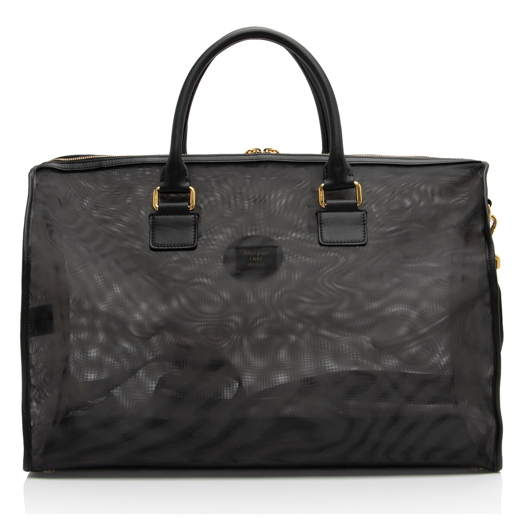 Fendi Mesh Karligraphy Duffle Bag (SHF-j6Tzdu)