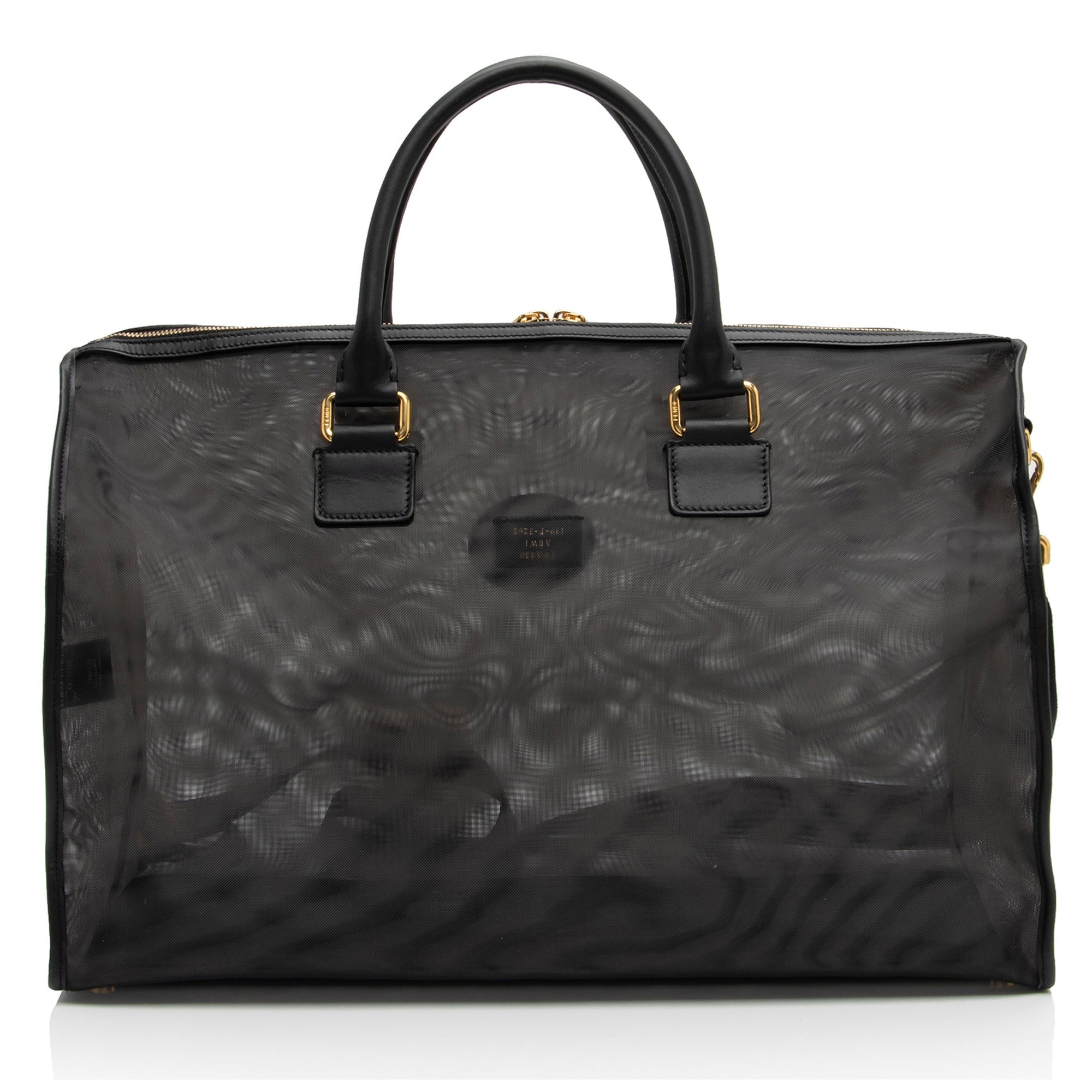Fendi Mesh Karligraphy Duffle Bag (SHF-j6Tzdu)