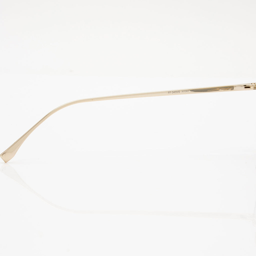 Fendi Metal Rimless Cat Eye Sunglasses (SHF-Kask7a)