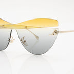 Fendi Metal Rimless Cat Eye Sunglasses (SHF-Kask7a)