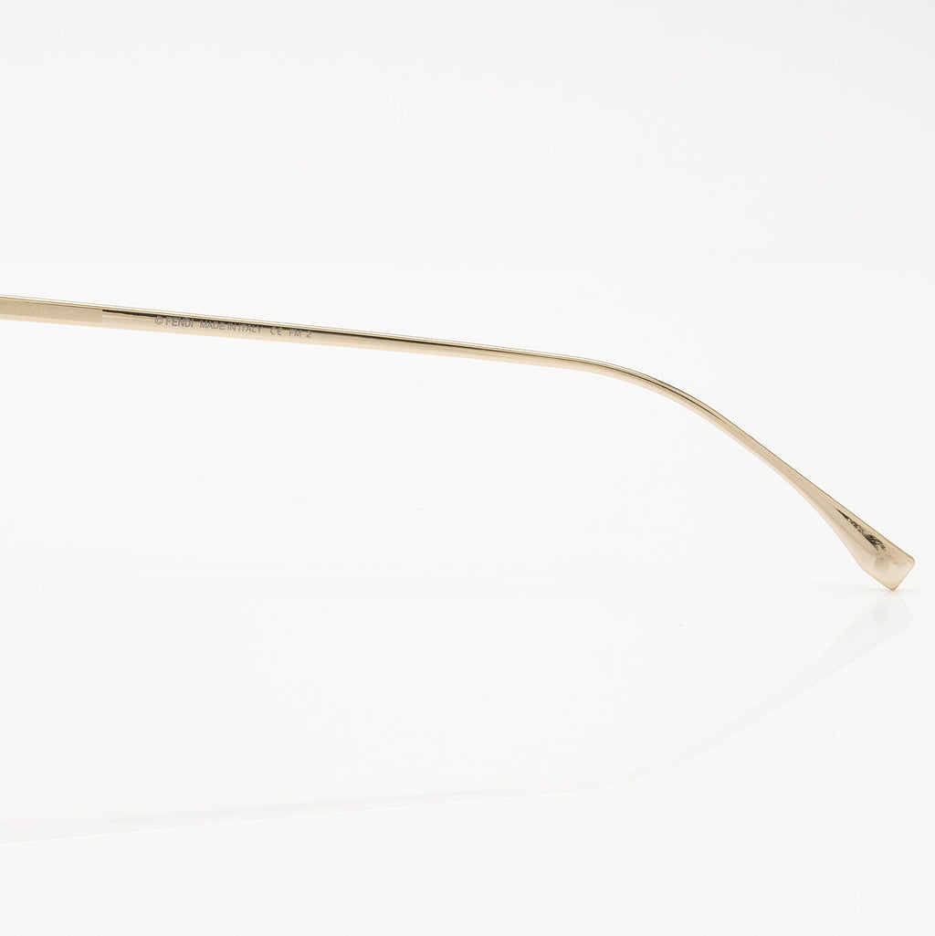 Fendi Metal Rimless Cat Eye Sunglasses (SHF-Kask7a)