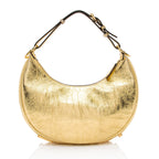 Fendi Metallic Leather Fendigraphy Small Hobo (SHF-k6ARkM)