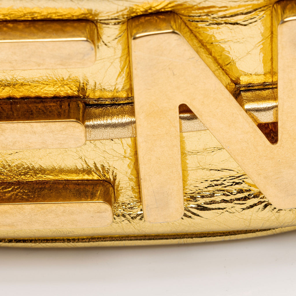 Fendi Metallic Leather Fendigraphy Small Hobo (SHF-k6ARkM)