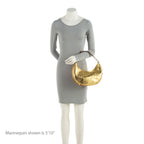 Fendi Metallic Leather Fendigraphy Small Hobo (SHF-k6ARkM)