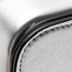 Fendi Metallic Leather Fendigraphy Wallet on Chain (SHF-yqnbzv)