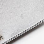 Fendi Metallic Leather Fendigraphy Wallet on Chain (SHF-yqnbzv)