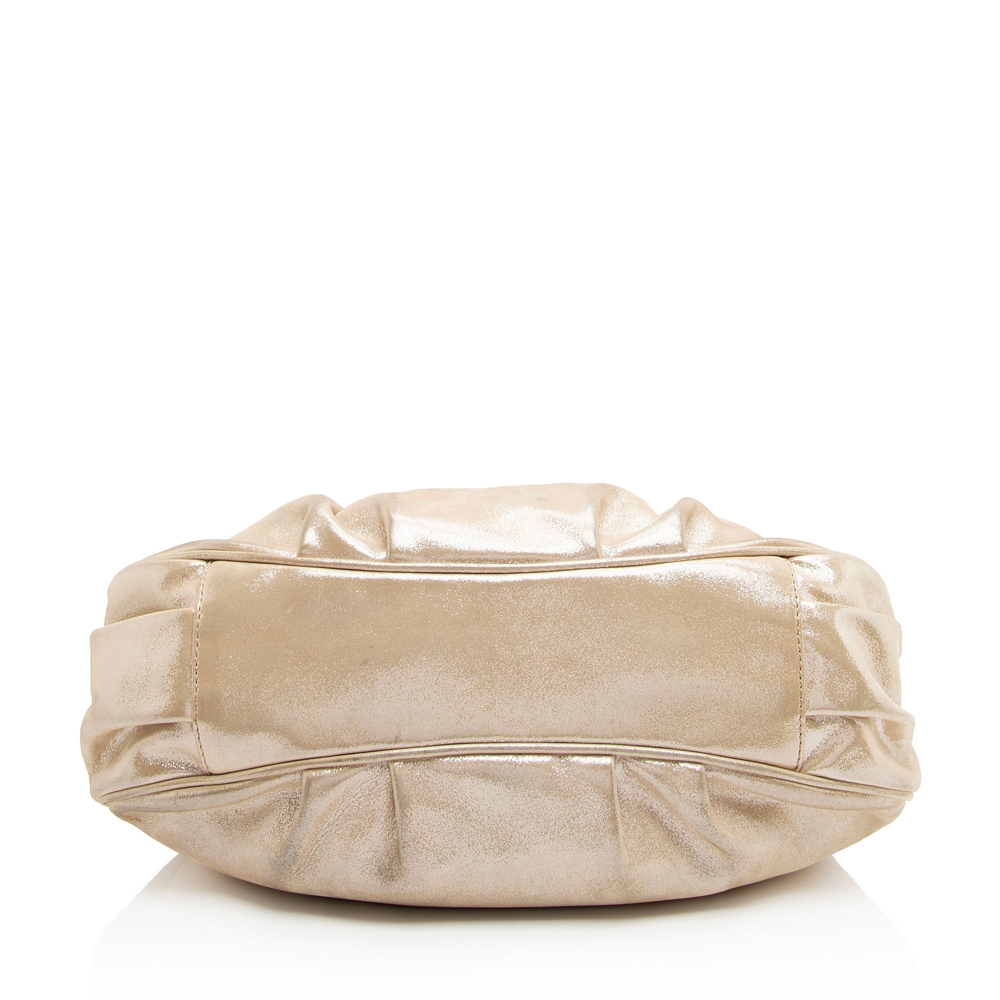 Fendi Metallic Leather Mia Small Tote (SHF-a0flcj)