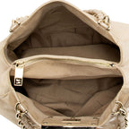 Fendi Metallic Leather Mia Small Tote (SHF-a0flcj)