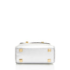 Fendi Metallic Leather Sunshine Mini Shopper Tote