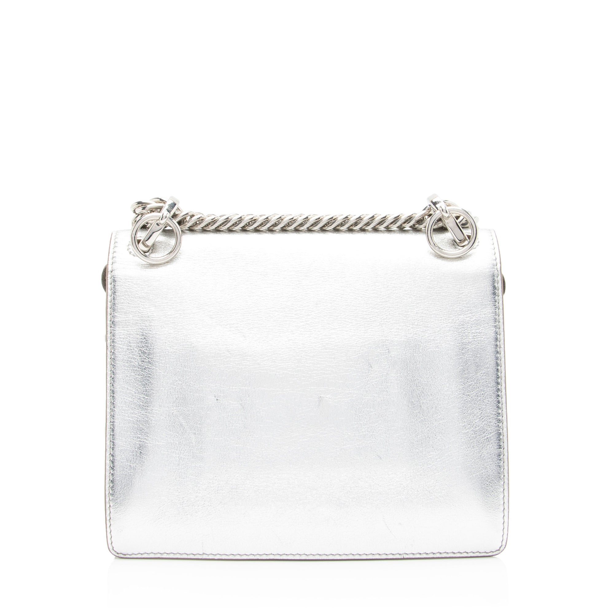 Fendi Metallic Studded Vitello Kan I Small Shoulder Bag (SHF-wfU1M1)