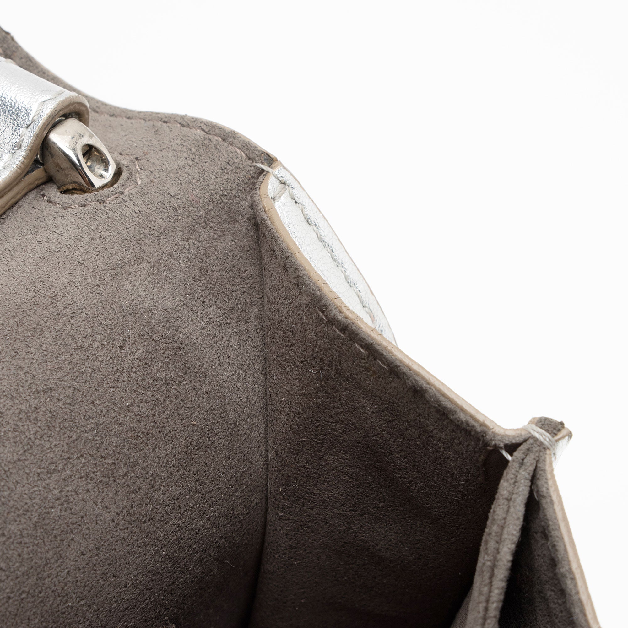 Fendi Metallic Studded Vitello Kan I Small Shoulder Bag (SHF-wfU1M1)