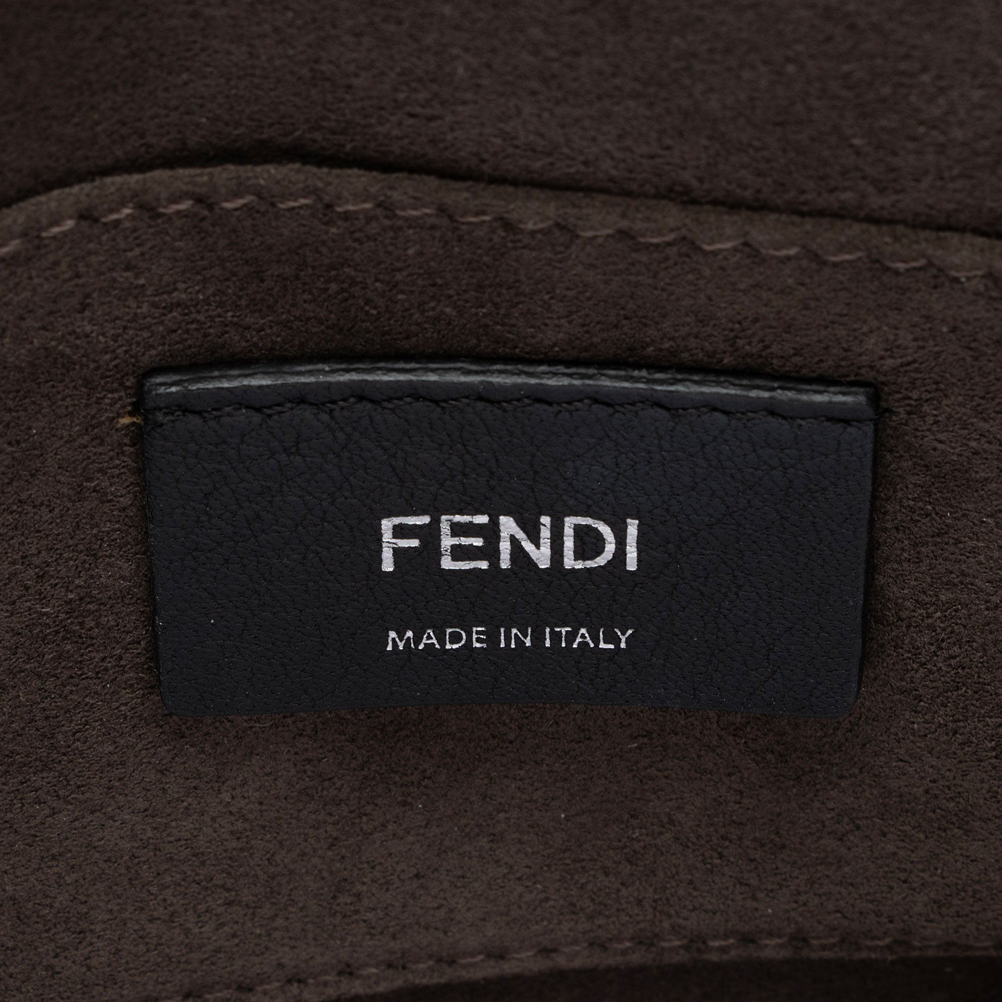 Fendi Metallic Studded Vitello Kan I Small Shoulder Bag (SHF-wfU1M1)