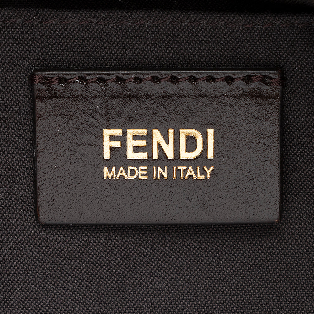 Fendi Metallic Suede Chain Trim Tote (SHF-19730)