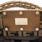 Fendi Metallic Zucca Mia Large Tote (SHF-u1X9R2)