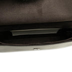 Fendi Micro Bicolor Leather Flowerland Double Baguette Satchel